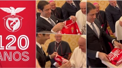 Il Papa dal Benfica di Rui Costa, i tifosi: “Bene, che ci serve un miracolo”