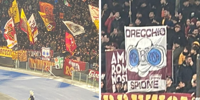 Spy story Roma, che sfottò in Curva Sud per il collaboratore di Juric