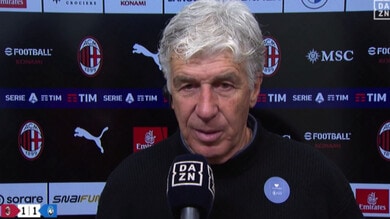 Gasperini: “Rigore? Con il Milan abbiamo un bel credito da smaltire….”