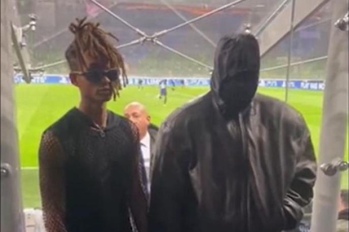Video, Kanye West a San Siro per Inter-Atletico Madrid