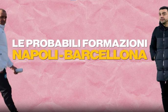Napoli-Barcellona, le probabili formazioni di Calzona e Xavi