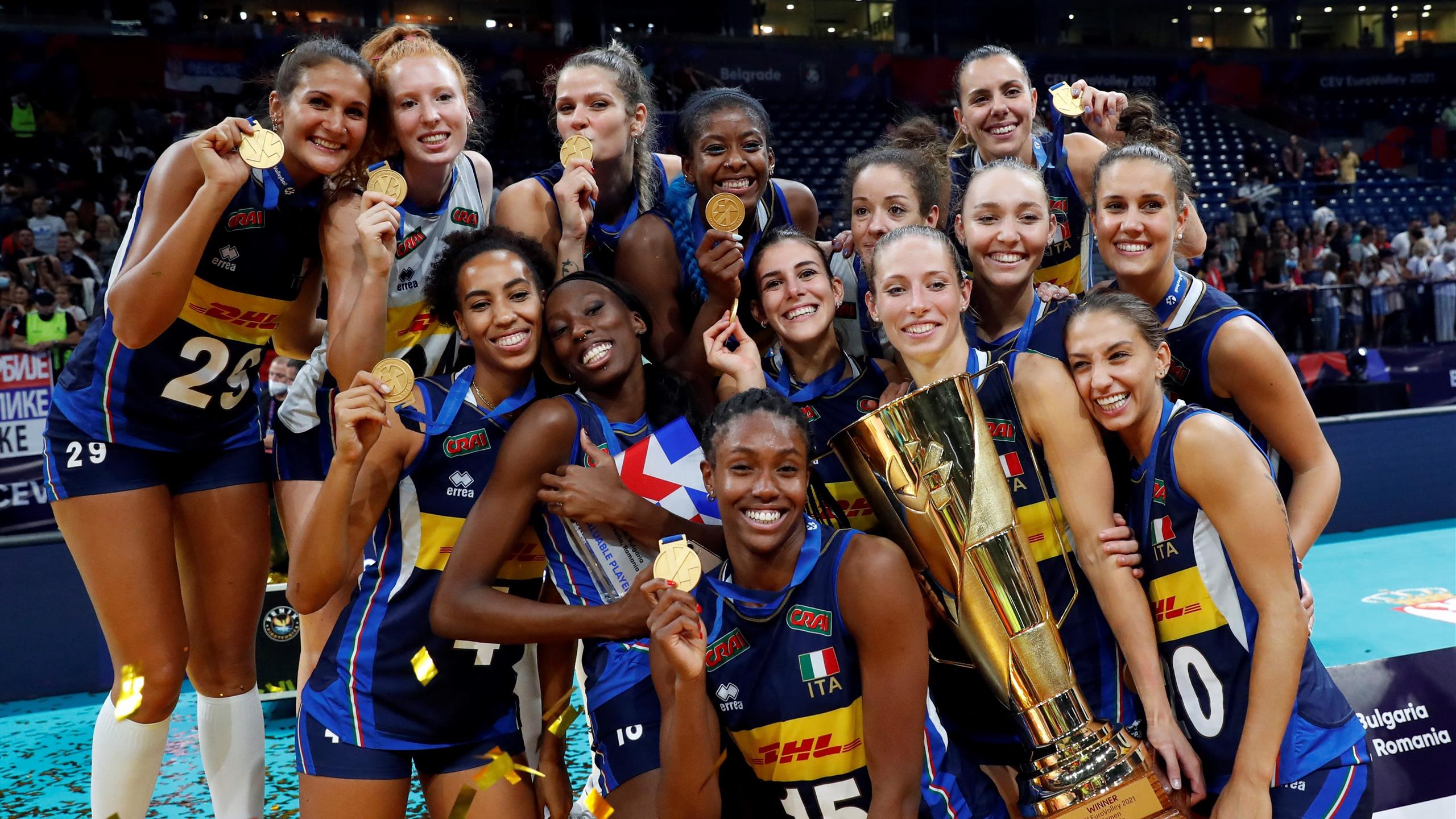 Il campionato europeo di pallavolo femminile Sport