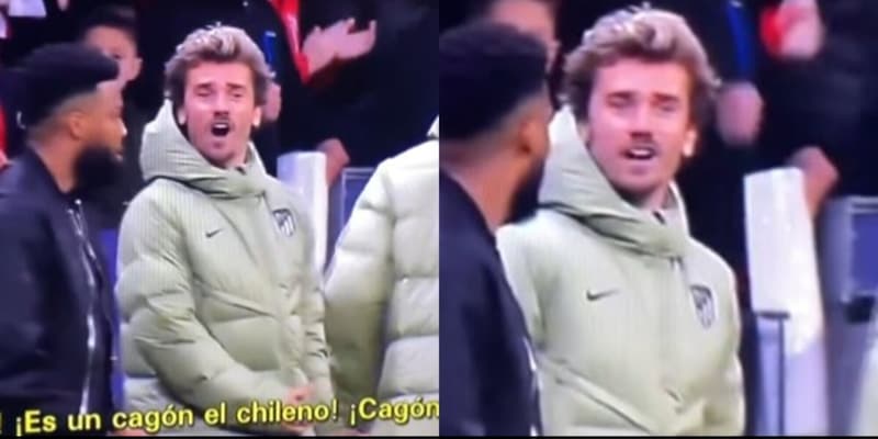 Il clamoroso insulto di Griezmann a Sanchez dopo il rigore sbagliato