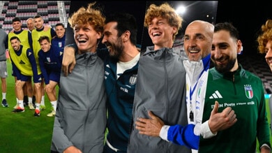Sinner incontra l’Italia a Miami: sorrisi e abbracci con Spalletti e Buffon