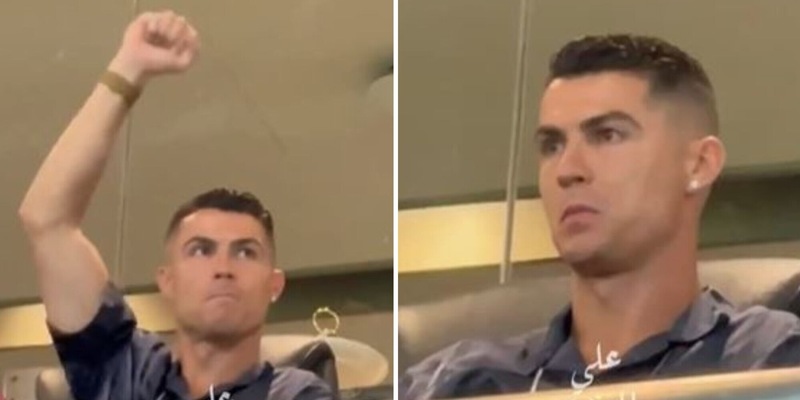 Cristiano Ronaldo in lacrime in tribuna: colpa del coro dei tifosi dell’Al Nassr