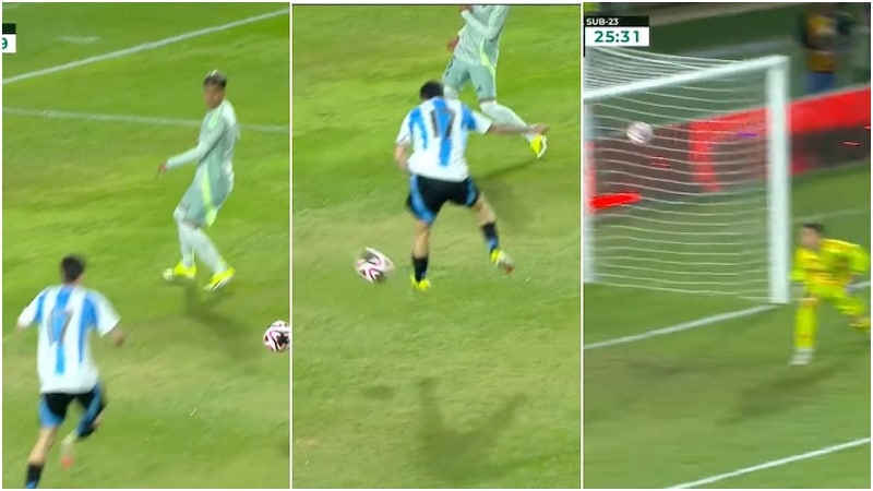 Soulé, gol incredibile con l'Argentina U23: il video è virale