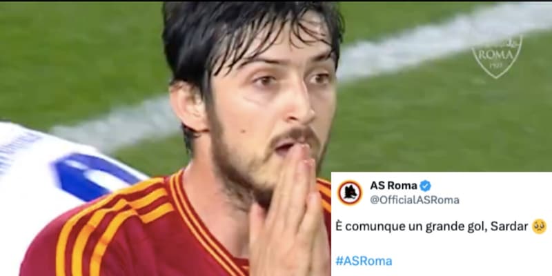 Azmoun e il rimpianto dei social Roma: “Quel gol al Brighton…”