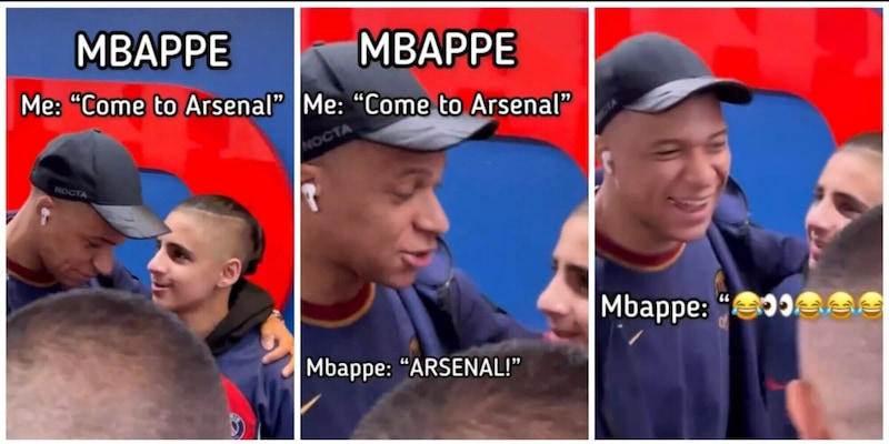 “Vieni all’Arsenal?”. La risposta di Mbappé al tifoso è virale