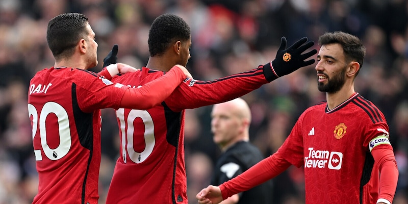 Premier League, United ok con l’Everton: decidono Bruno Fernandes e Rashford