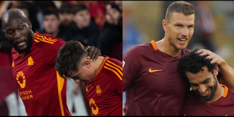 Roma, Lukaku e Dybala come Dzeko e Salah: il dato