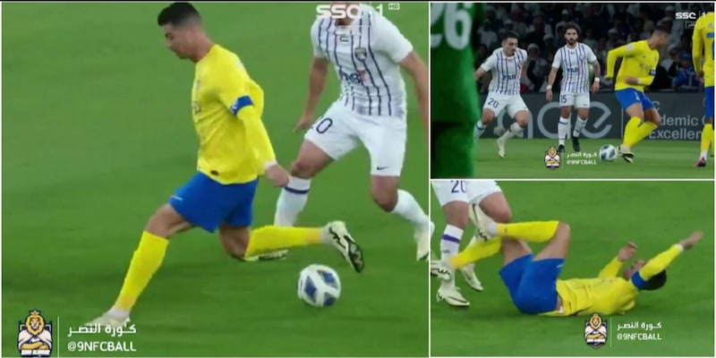 Ronaldo, l’elastico alla Ronaldinho è un flop. E i tifosi lo innervosiscono