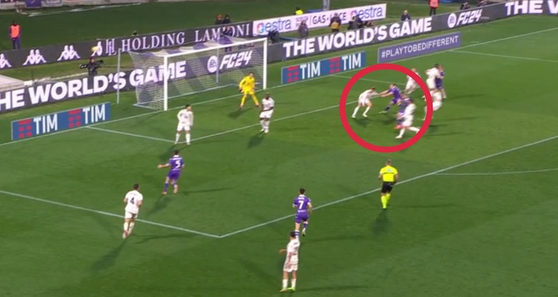 Moviola Fiorentina-Roma: sul gol di Mandragora c'è fallo di Belotti