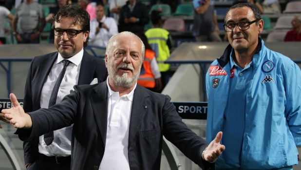 De Laurentiis, schiaffo a Sarri: “Non si fa così. Se ti dimetti, vuol dire che sei un perdente”