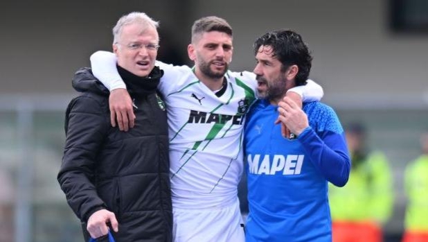 Quote retrocessione: Berardi ko, il Sassuolo rischia grosso