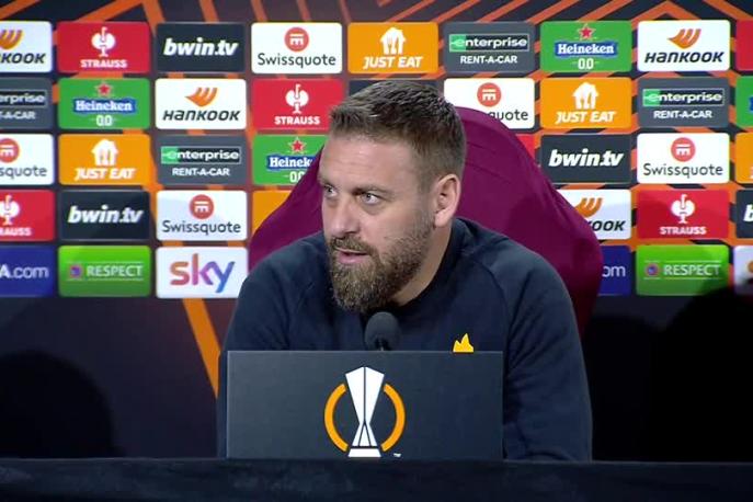 De Rossi: “Vogliamo una notte di felicità per i tifosi”