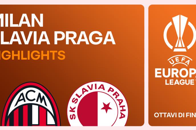 Milan-Slavia Praga 4-2: gol e highlights