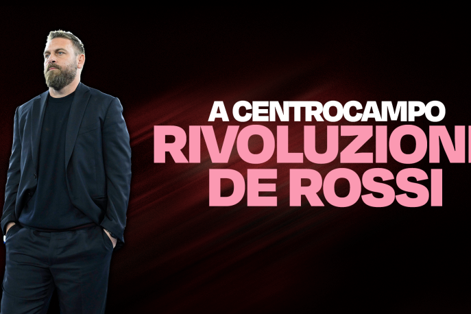 Roma, centrocampo all’attacco: la rivoluzione di De Rossi