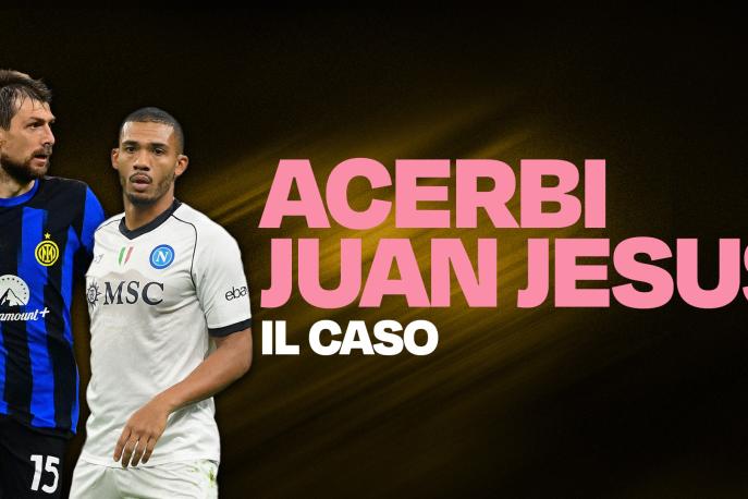 Acerbi-Juan Jesus, come verrà presa la decisione e cosa rischia l’interista