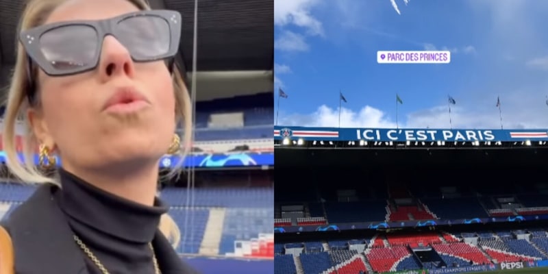 Evra a Parigi per Psg-Barça, la gag di Giulia Mizzoni: "Non so se sono pronta…"