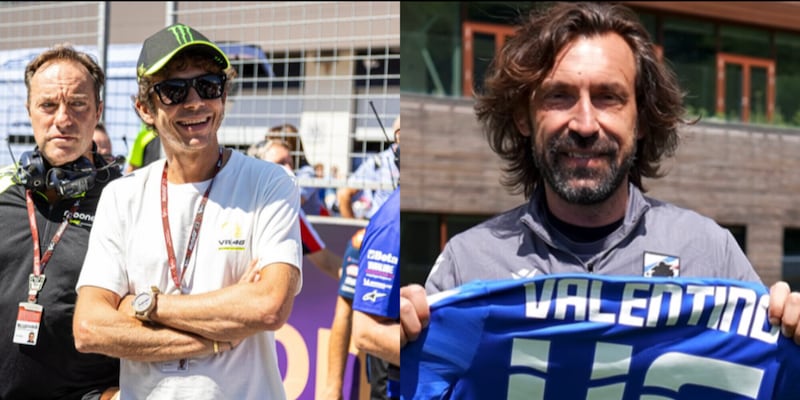 Valentino Rossi e l’invito speciale da Pirlo: cosa è successo