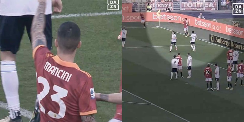 Mancini, il gesto decisivo sul gol al derby: cosa indica a Dybala