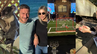 Totti lontano da Ilary: fuga in Australia con Noemi