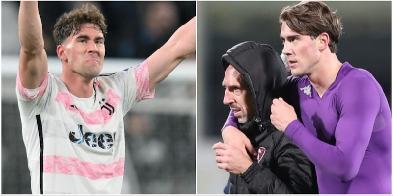 Vlahovic torna viola per un giorno: la foto social accende Juve-Fiorentina