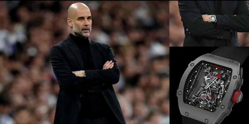 L’impressionante orologio indossato da Guardiola in City-Real: quanto costa, è dedicato a Nadal