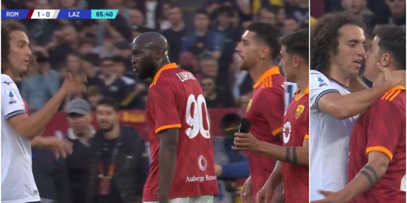 Dybala, rissa con Guendouzi durante il derby: Paulo gli mostra il parastinchi, volano insulti