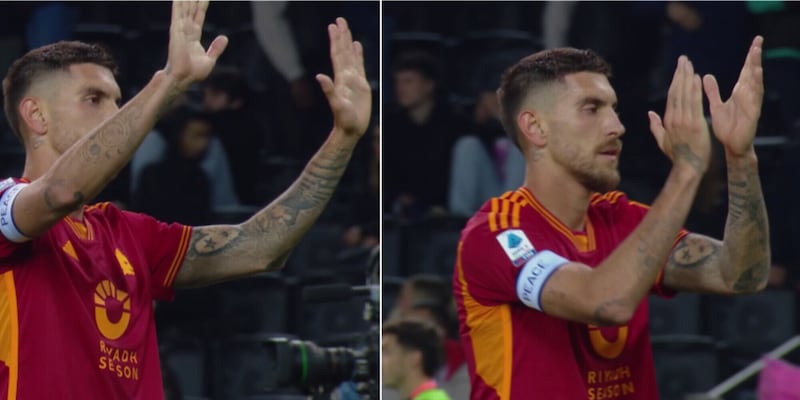 Il bellissimo gesto dei giocatori della Roma verso i tifosi dell’Udinese