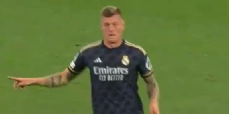 Kroos e il dettaglio prima dell’assist in Bayern-Real: non è la prima volta