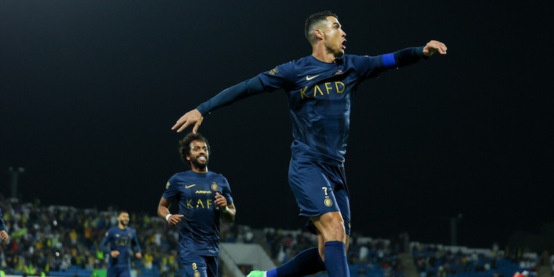 Cristiano Ronaldo, super tripletta con l’Al Nassr. Ma che errore Tatarusanu