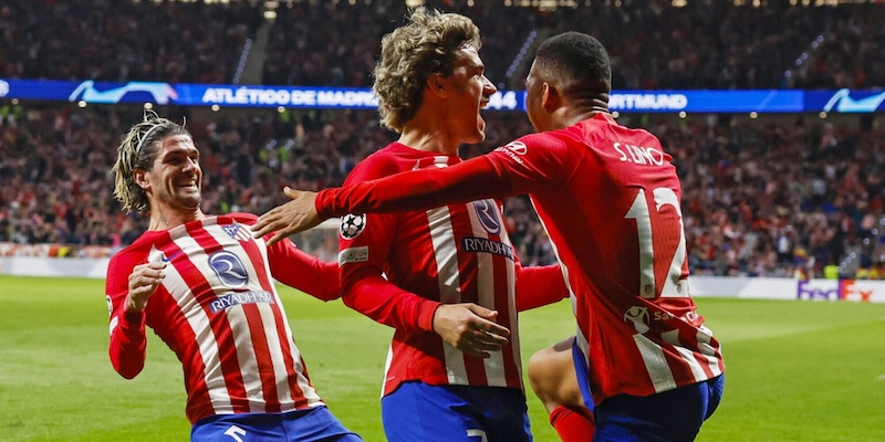 Atletico Madrid-Borussia Dortmund 2-1: Simeone vince grazie a De Paul e Lino