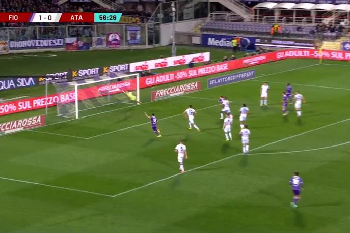Coppa Italia, Fiorentina-Atalanta 1-0: la super parata di Carnesecchi sul tiro di Nico