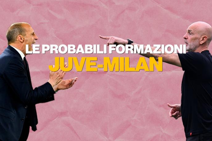 Juve-Milan: le probabili formazioni di Allegri e Pioli