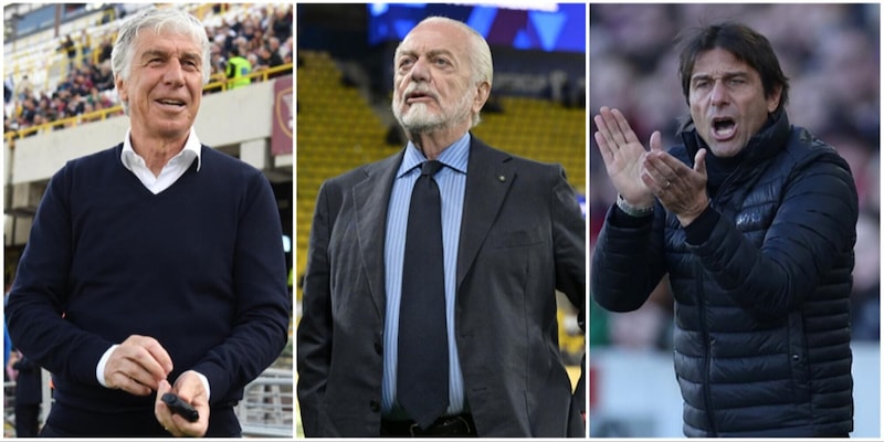 Napoli, da Gasperini a Conte: tutti gli uomini nella lista di De Laurentiis