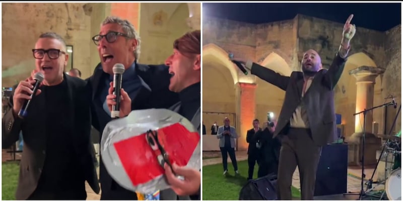 Gotti e Giuliano Sangiorgi show alla festa salvezza del Lecce