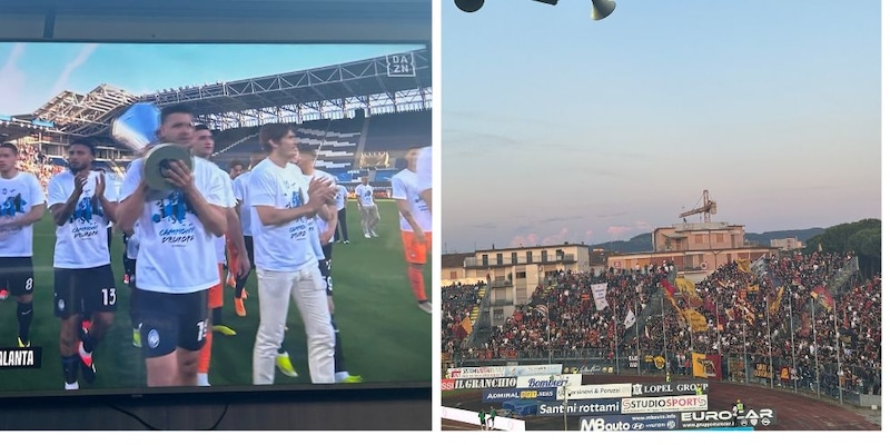 Roma, i tifosi a Empoli sono uno spettacolo: in 3500 a campionato finito