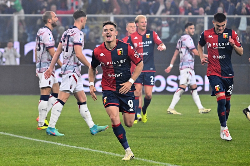 Genoa-Bologna 2-0, Thiago Motta saluta con una sconfitta
