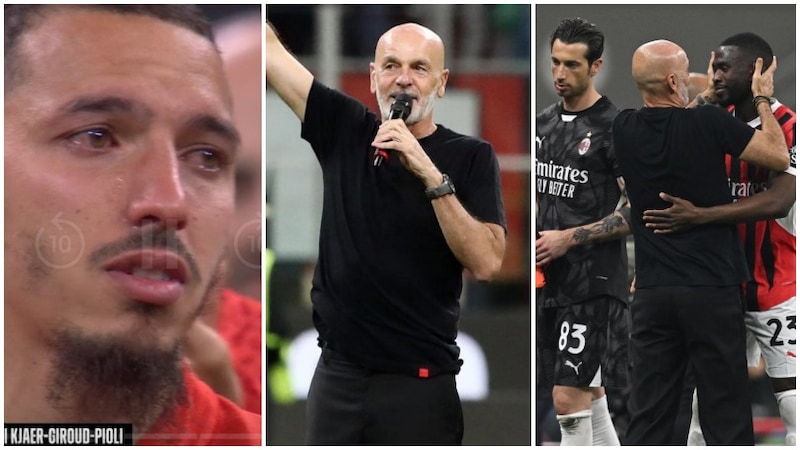 Pioli e la frase che fa commuovere il Milan: i giocatori scoppiano a piangere in campo