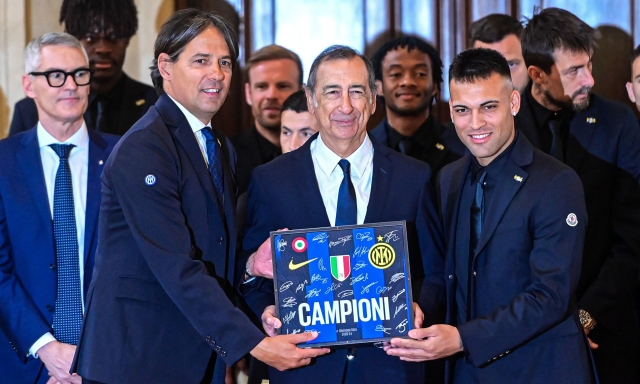 Ambrogino d’Oro all’Inter. Lautaro: “Dobbiamo continuare su questa strada”