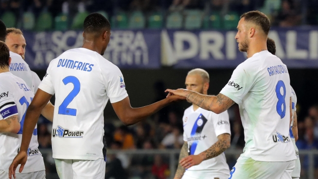 Doppio Arnautovic, ma all’Inter non basta: l’ultima a Verona finisce in parità