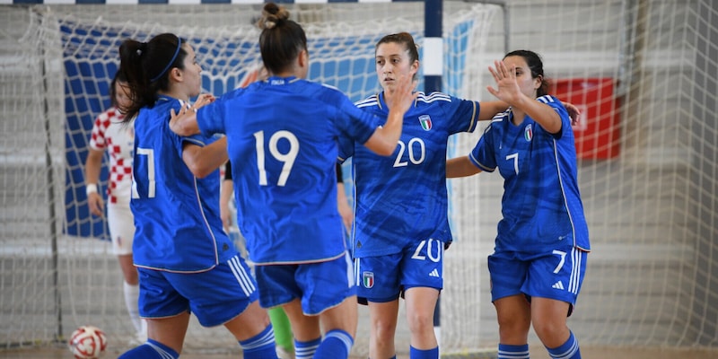 Femminile, settebello Italia: è finale alla Futsal Week. “E ora vinciamo”