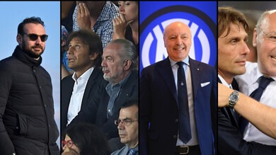 Il Napoli a Conte, l’Inter a Marotta: magia, scompare il livore verso la Juve