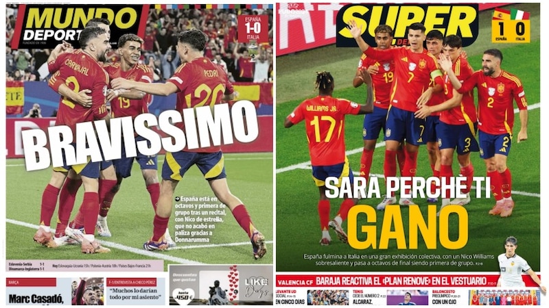 Italia ko, la stampa spagnola prende in giro: "Sarà perché ti gano"