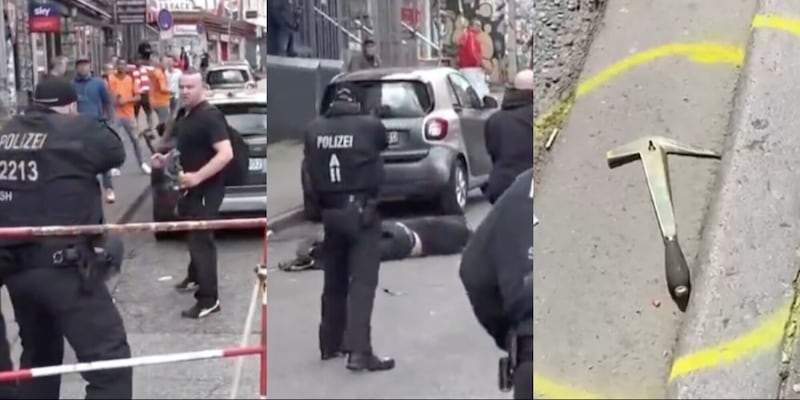 Terrore ad Amburgo: polizia spara a un uomo con un’ascia. Aggrediti tifosi dell’Olanda