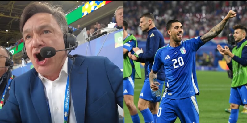 Croazia-Italia, Caressa impazzisce al gol di Zaccagni: “Mi sto uccidendo”