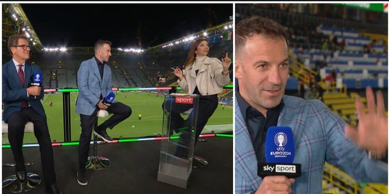 Del Piero e l’incursione dei tifosi in diretta tv dopo Italia-Albania: la reazione inaspettata. E Capello…