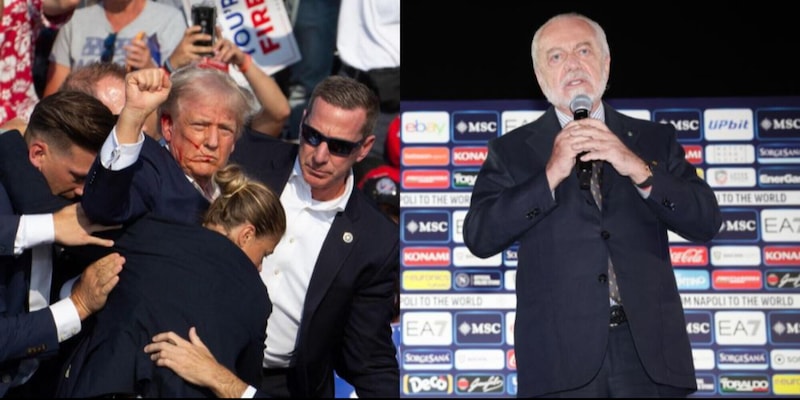 Attentato Trump, il commento di De Laurentiis: “Gesto vigliacco”