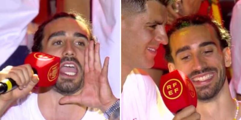 Cucurella lancia il coro e scatena i tifosi della Spagna: “Haaland trema…”